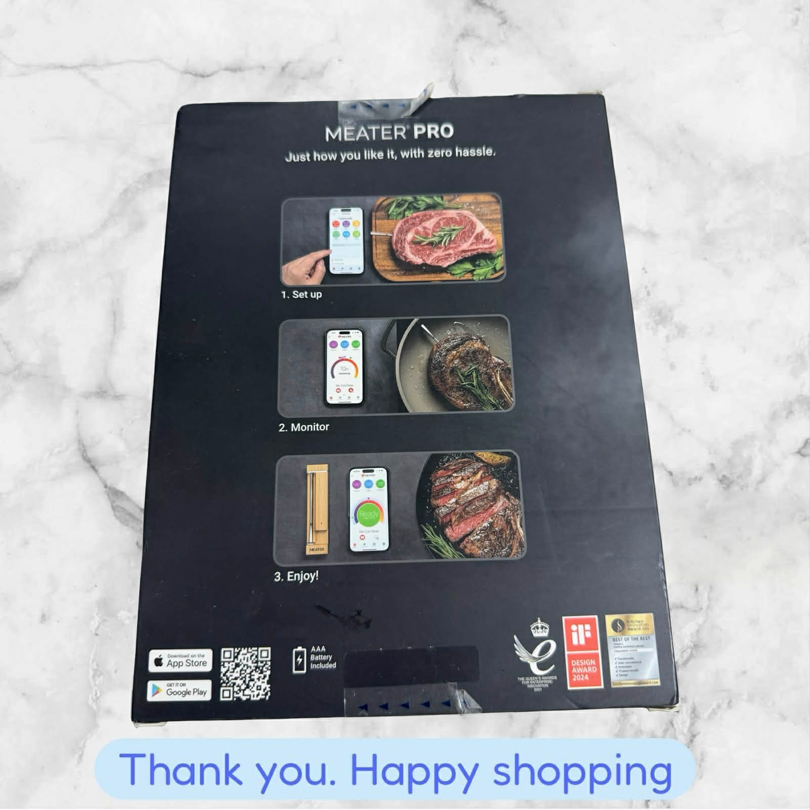 Meater Pro Smart Wireless Meat Thermometer BRAND NEW SHIPPING gallery