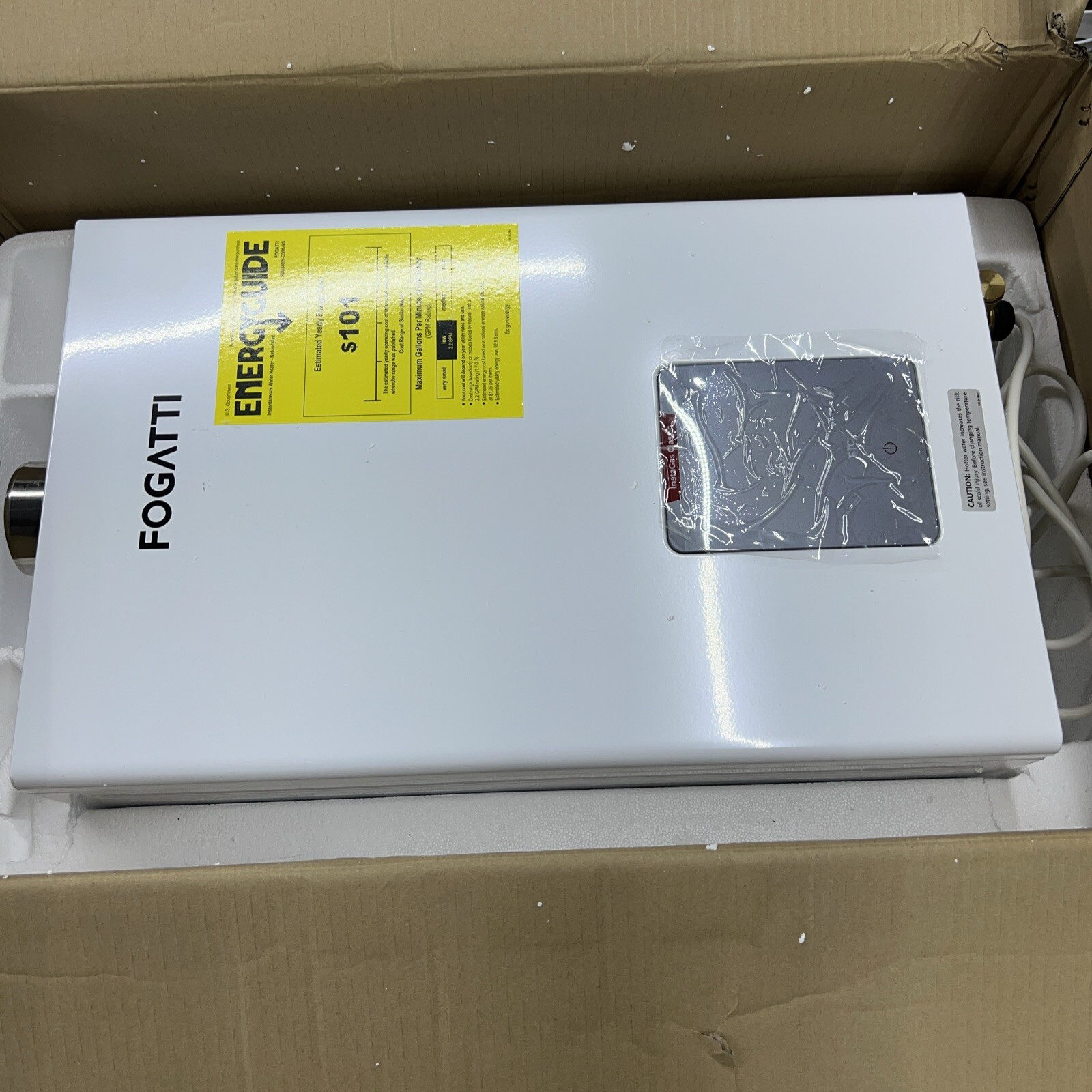 FOGATTI 4GPM Tankless Water Heater Instant Hot Water 90000BTU Whole House Indoor gallery