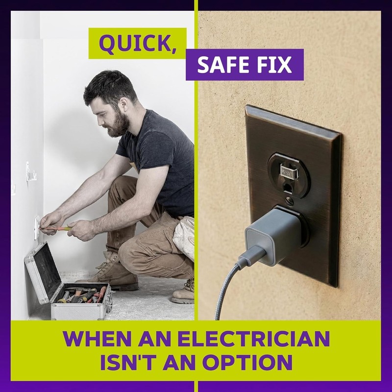Loose Outlet Plug Fix for Secure Connection - 10-Pack Glow in the Dark Inserts gallery