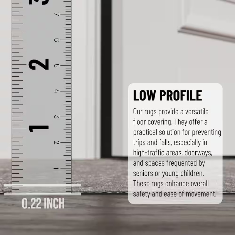 Premium Absorbent Non-Slip Rug Pad, Spill Protection and Floor Safety 3 Ft. X 26 gallery