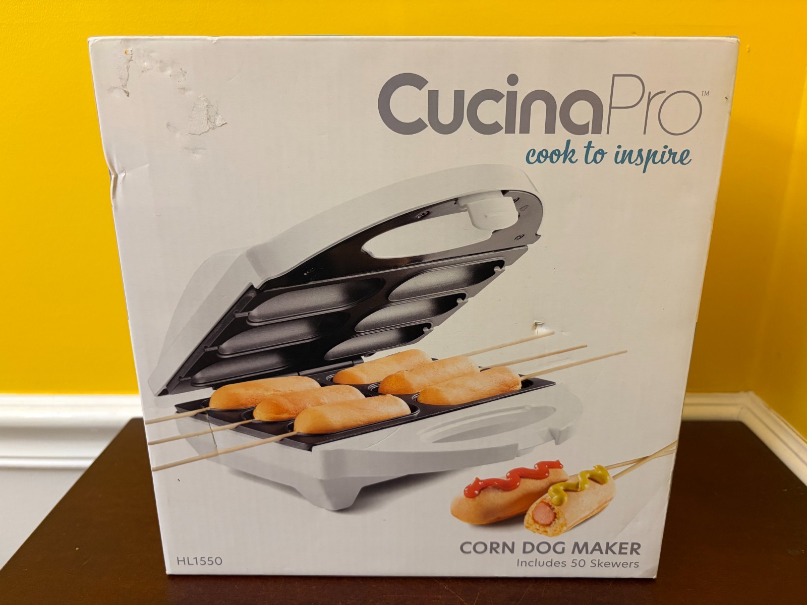 New CucinaPro Bite-Size Corn Dog & Appetizer Maker Model HL1550 gallery