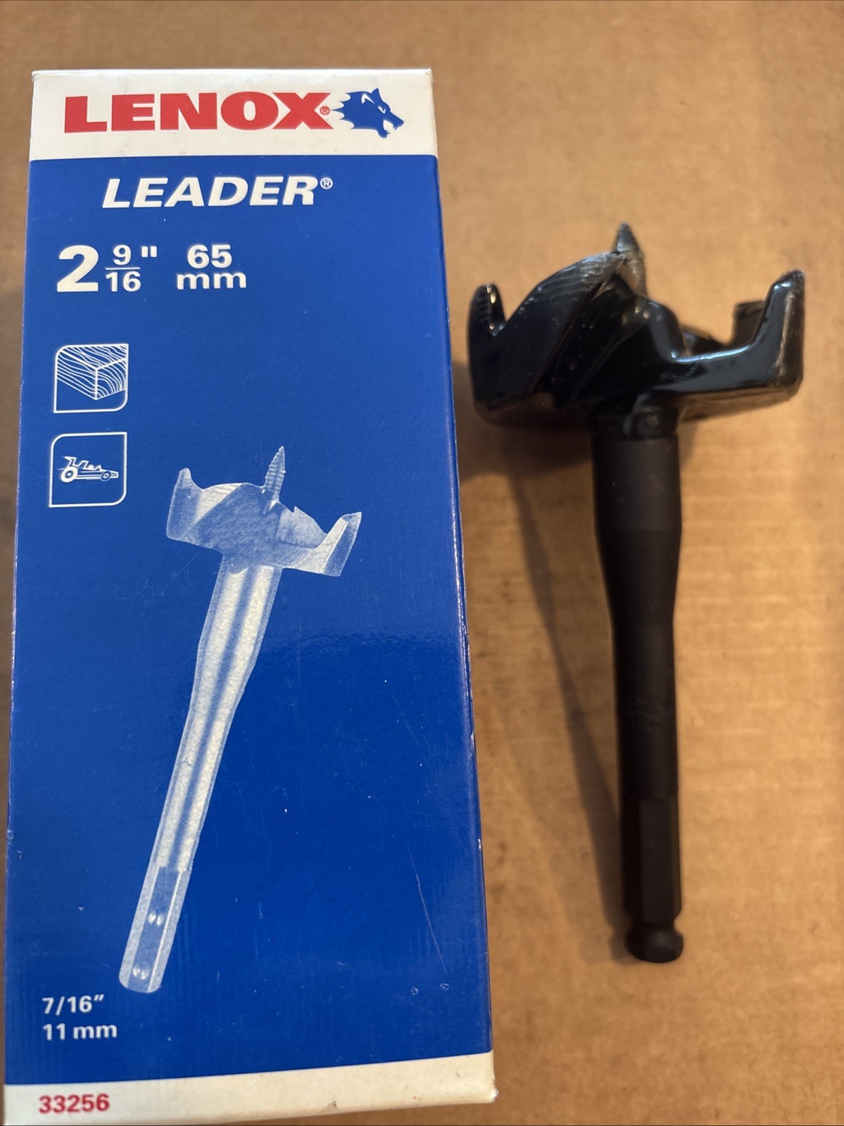 Lenox Tools Leader 33256-LL256 Self Feed Bit, 2-9/16 Inch New In Box gallery