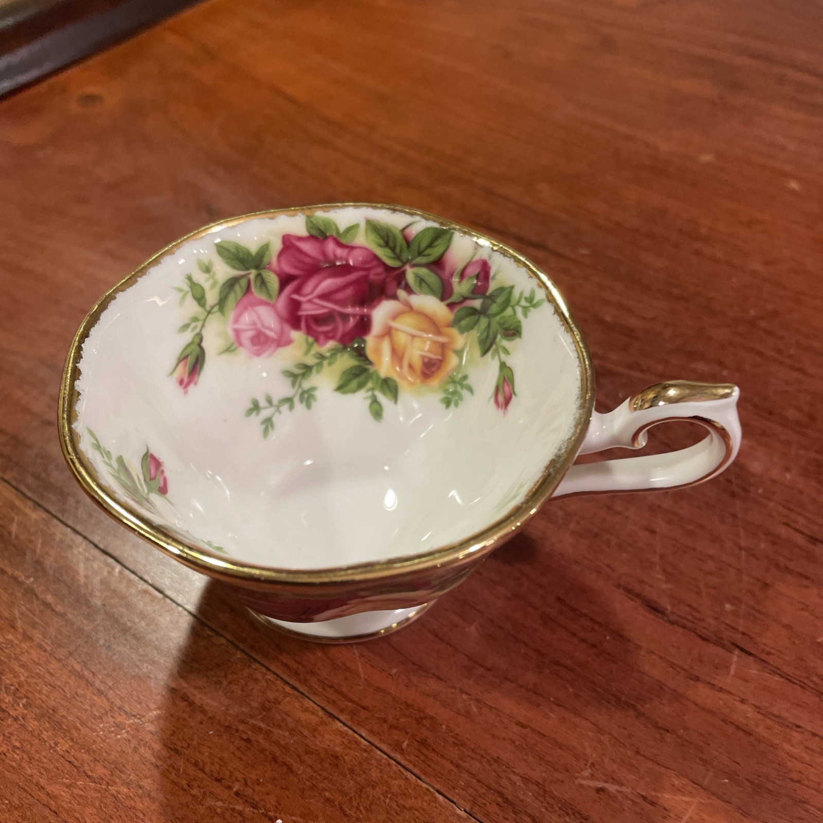 Vtg Royal Albert Old Country Roses Coffee Tea Cup gallery