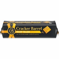 2 pack Cracker Barrel Sharp Yellow Cheddar Cheese, 2×8 oz Block (1 pound)