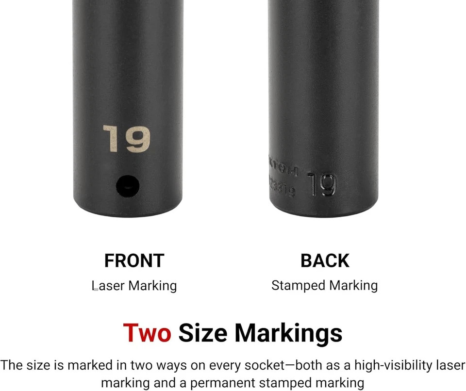 1/2 Inch Drive x 13 mm Deep 12-Point Impact Socket | SID23313 gallery
