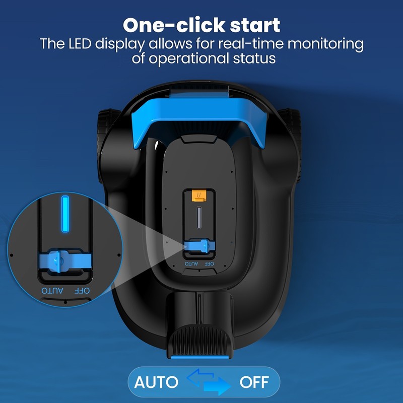 AIRROBO CP02 Automatic Robot Pool Cleaner Vacuum For Inground Pools Robotic Pro gallery