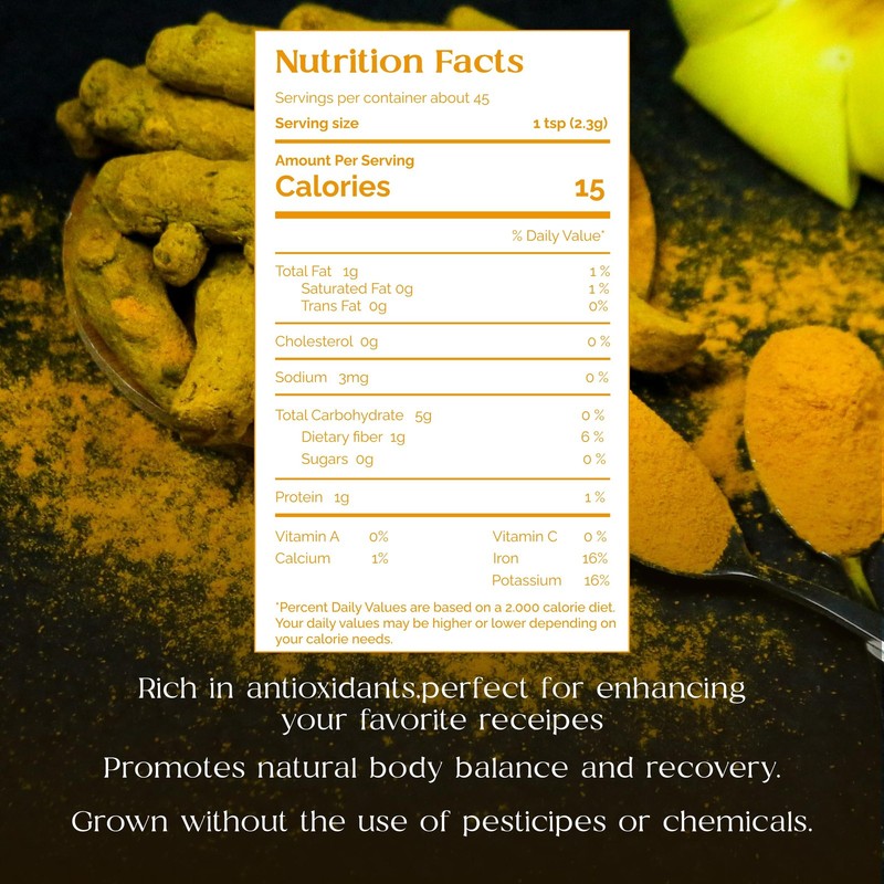 Organic Pharmacist Turmeric Curcumin Powder Curcuma Longa Supplement Turmeric gallery