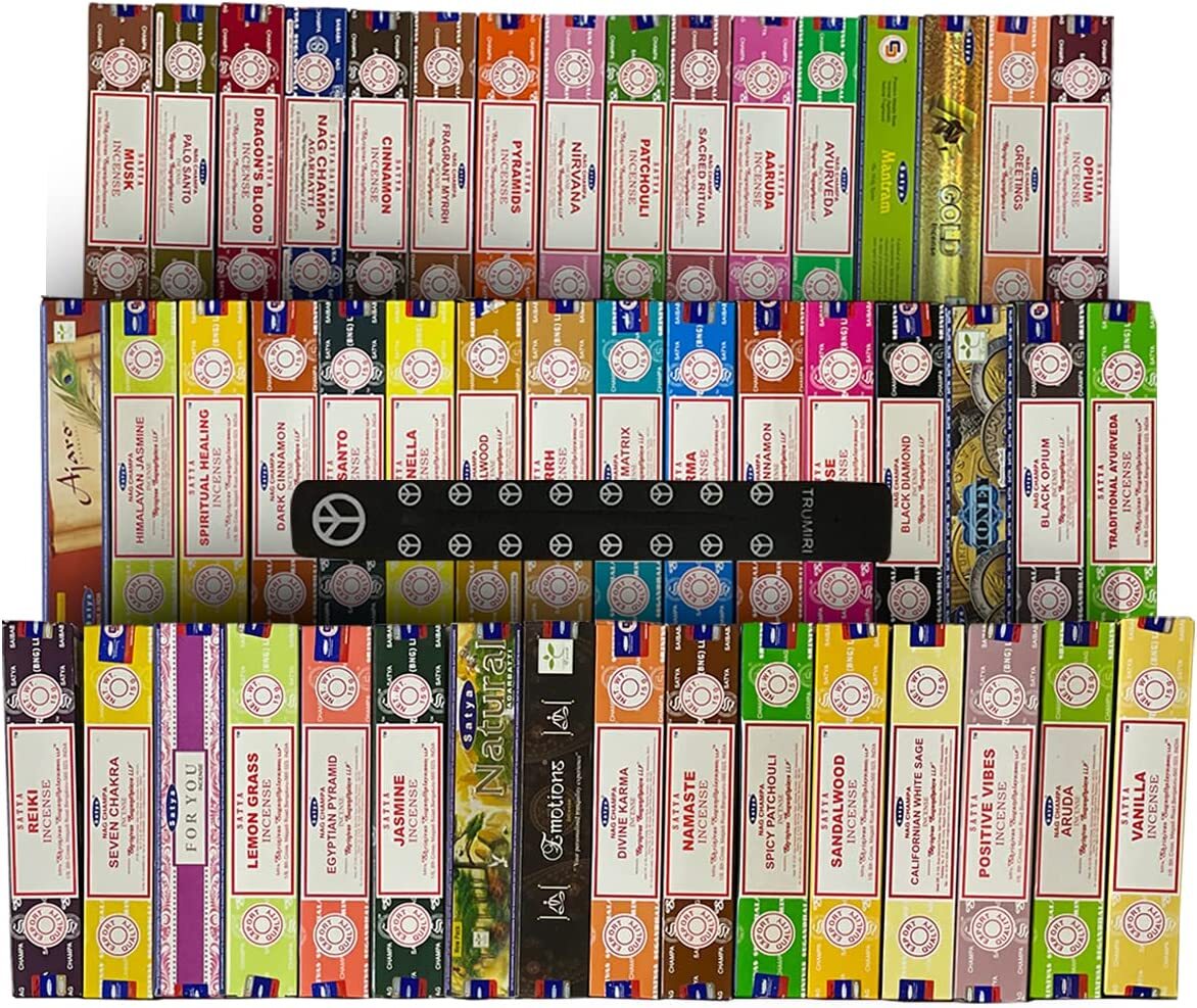 Satya Incense Sticks with Incense Holder Mix & Match BUY 3 GET 3 FREE(6 in Cart) gallery