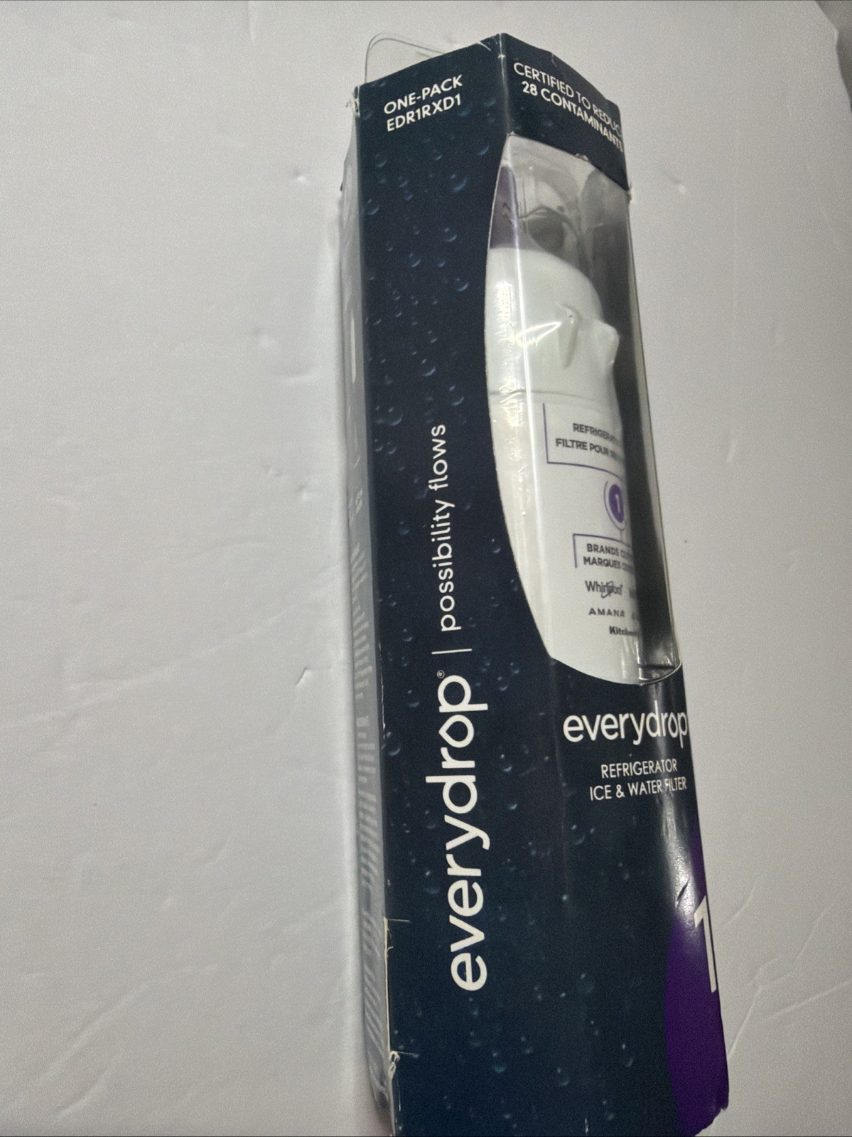 Whirlpool EveryDrop 1 Refrigerator White Ice & Water Filter EDR1RXD1 New gallery