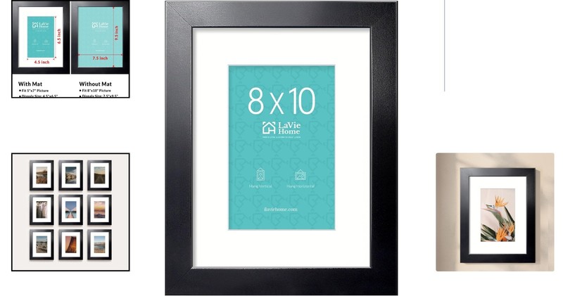 Sturdy Minimalist 8x10 Frame – Display Photos in Style, Portrait or Landscape gallery