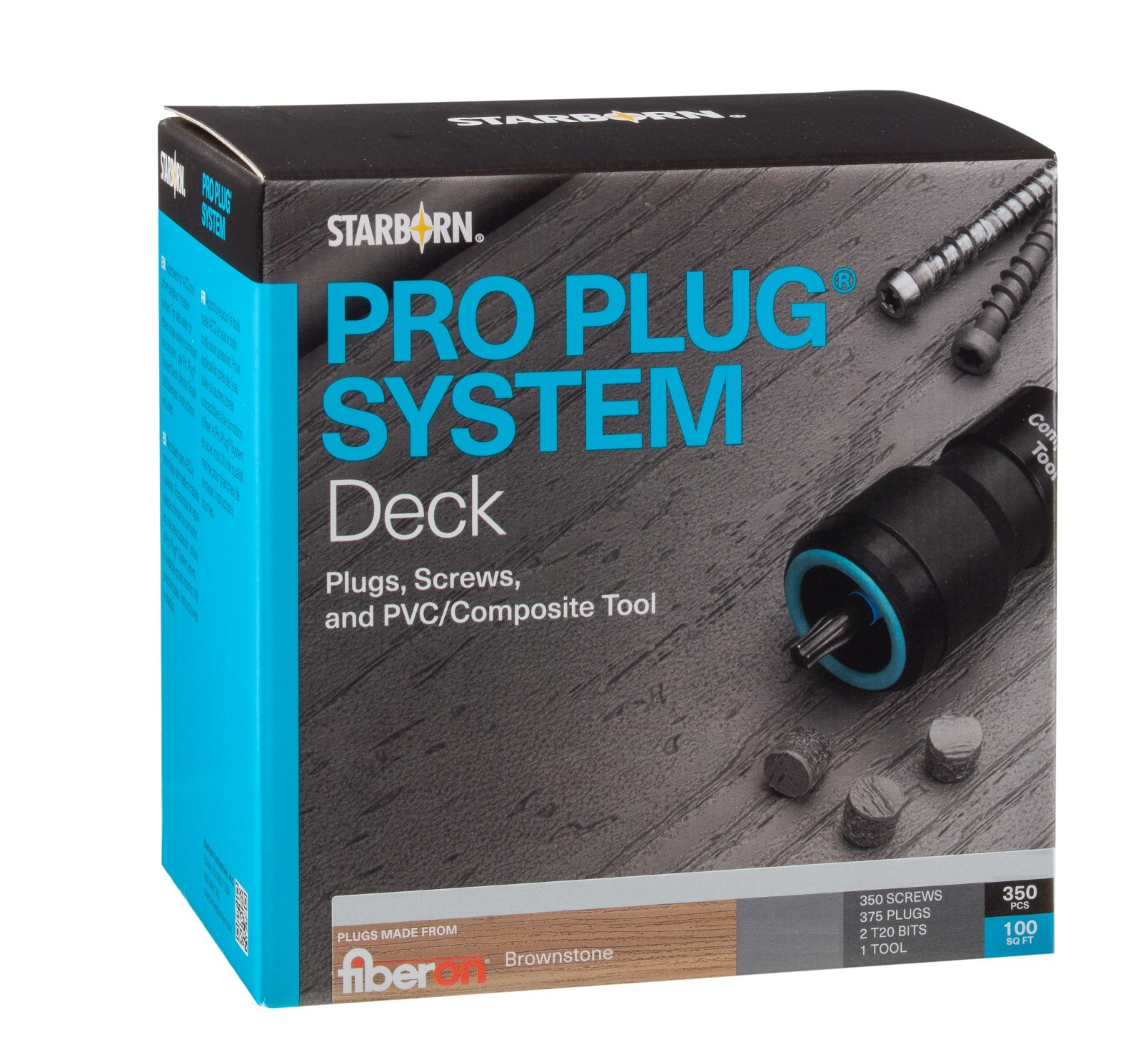 Pro Plug System for Fiberon Moonlit Cove, 100 sq ft, Hidden Fastening gallery