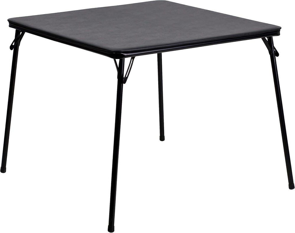 Madelyn 33.5" Square Folding Multipurpose Card Table with Padded Vinyl Top