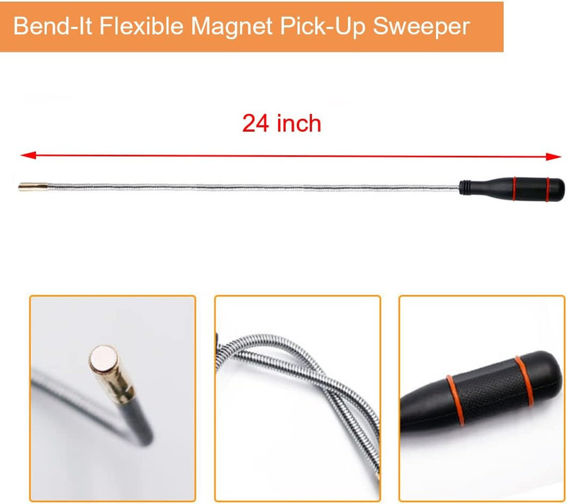 4 Pack Telescoping Magnetic Pickup Tool Set Flexible Grabber Claw Retriever gallery