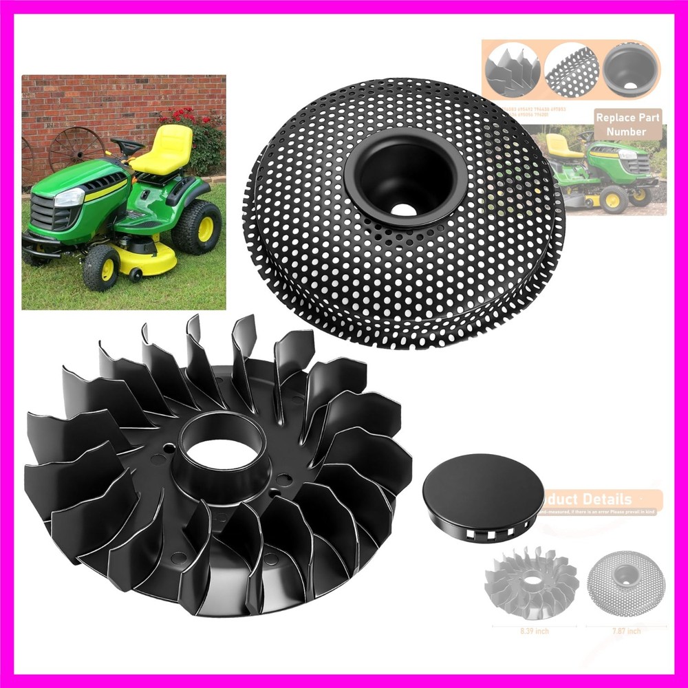 Flywheel Fan Compatible with BS 319000, 31A000 Model Engines, Cub Cadet RZT-4...