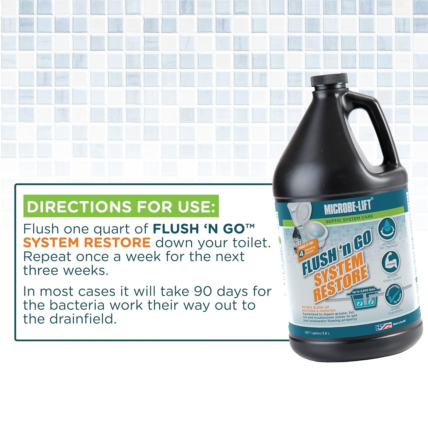 Microbe Lift Septic System Restorer 1 Gallon Weekly Dose for 4 Weeks gallery