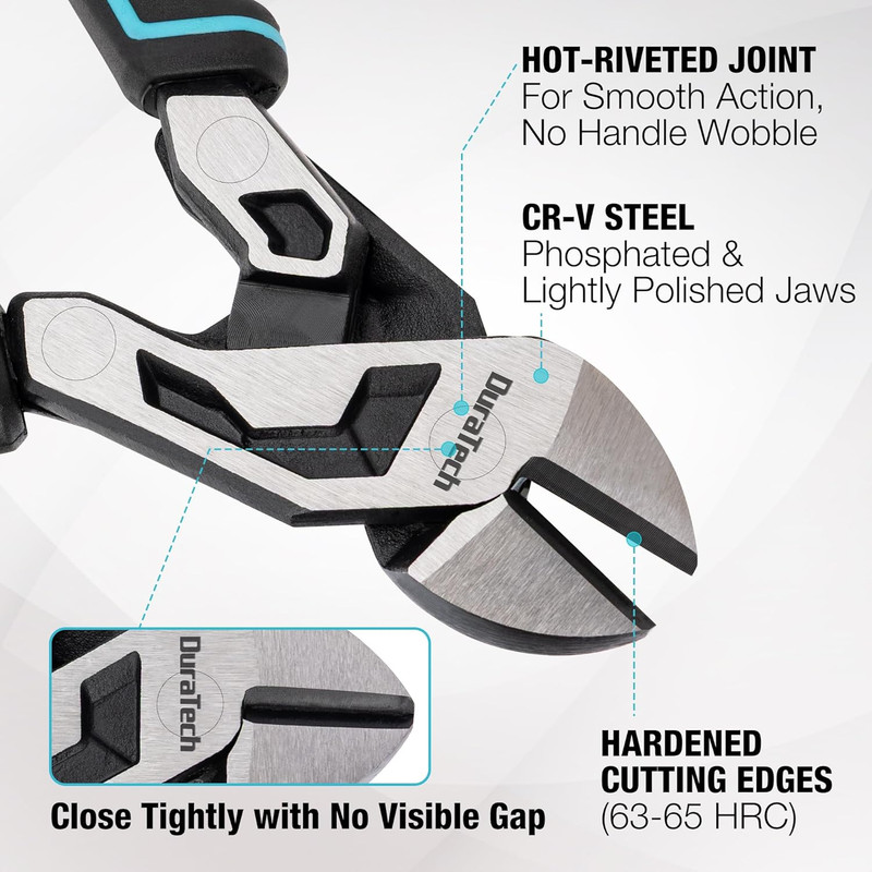 8-Inch Compound Diagonal Cutters, Gen 2 Dual Pivot High-Leverage Design for Effo gallery