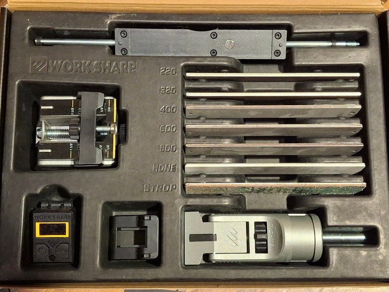 Work Sharp PRO PRECISION ADJUST KNIFE SHARPENER BENCH TOP SYSTEM WSBCHPAJ-PRO gallery