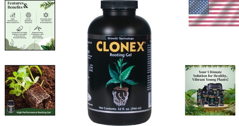 1 Quart Water-Based Rooting Gel - Trusted by Growers for Plant Root Development gallery