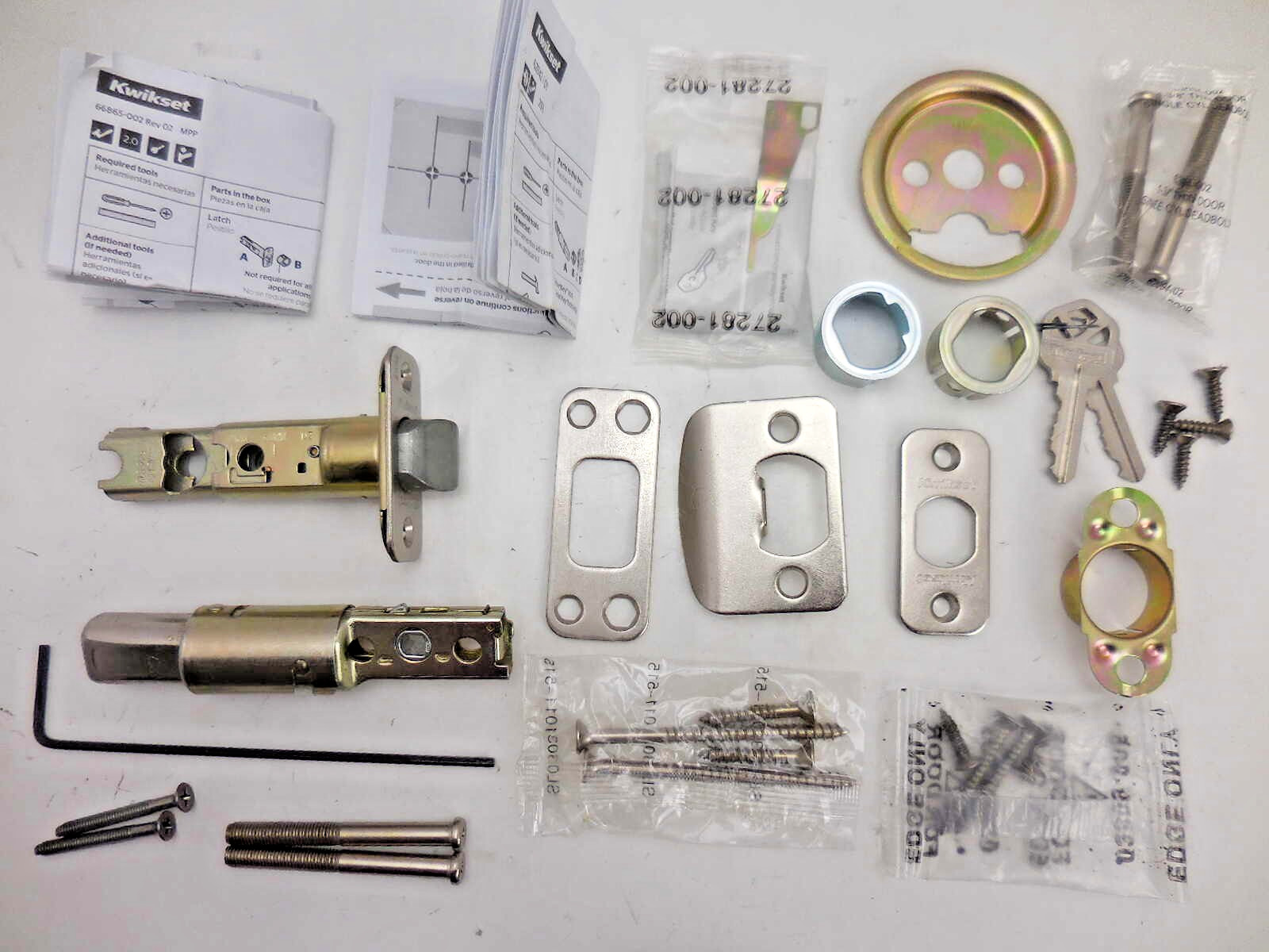 Kwikset Halifax Keyed Entry Lever Deadbolt Satin Nickel 991HFLSQT15 #893 gallery
