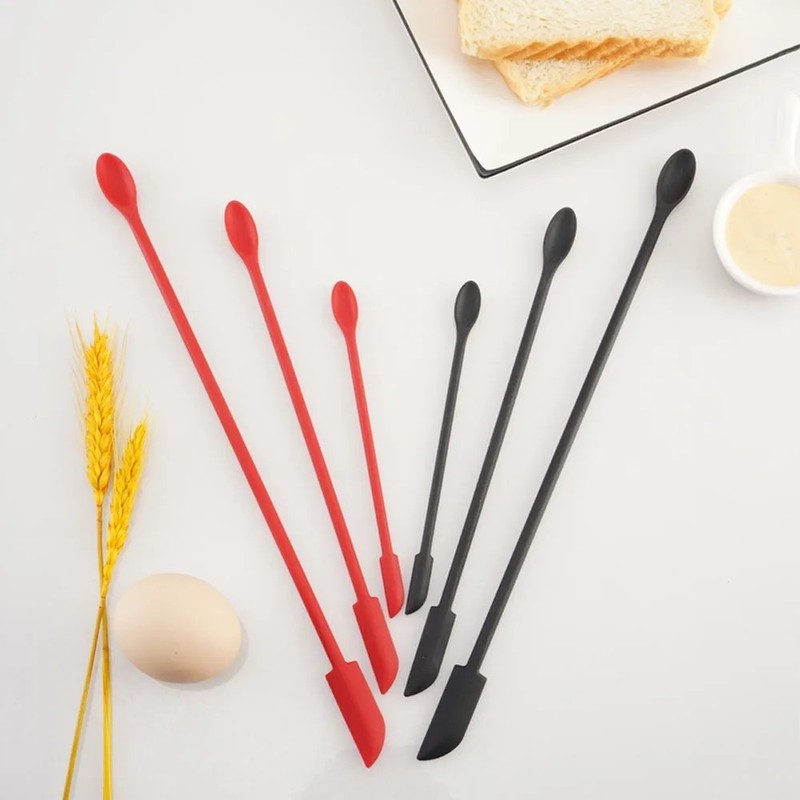 ✅3pcs Jar and Bottle Scraper Set Long Spatula Flexible Scoop Kitchen Tool Set✅ gallery