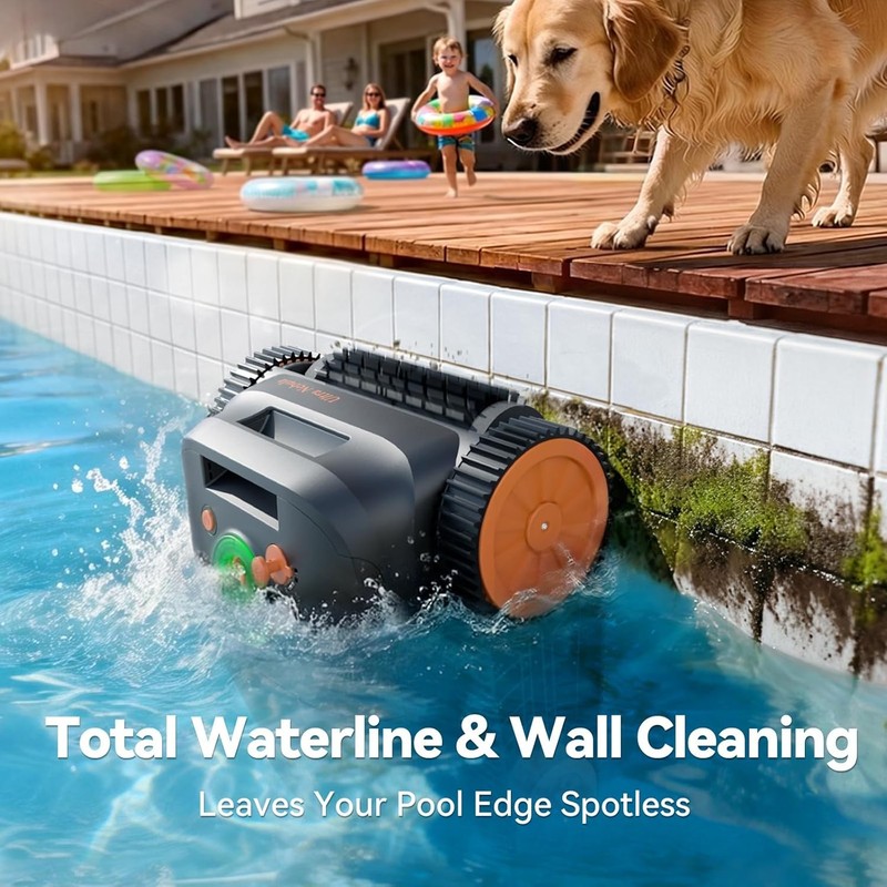 CoasTeering Ultra Nebula Cordless Robotic Pool Cleaner 5580 GPH 180-Min Runtime gallery