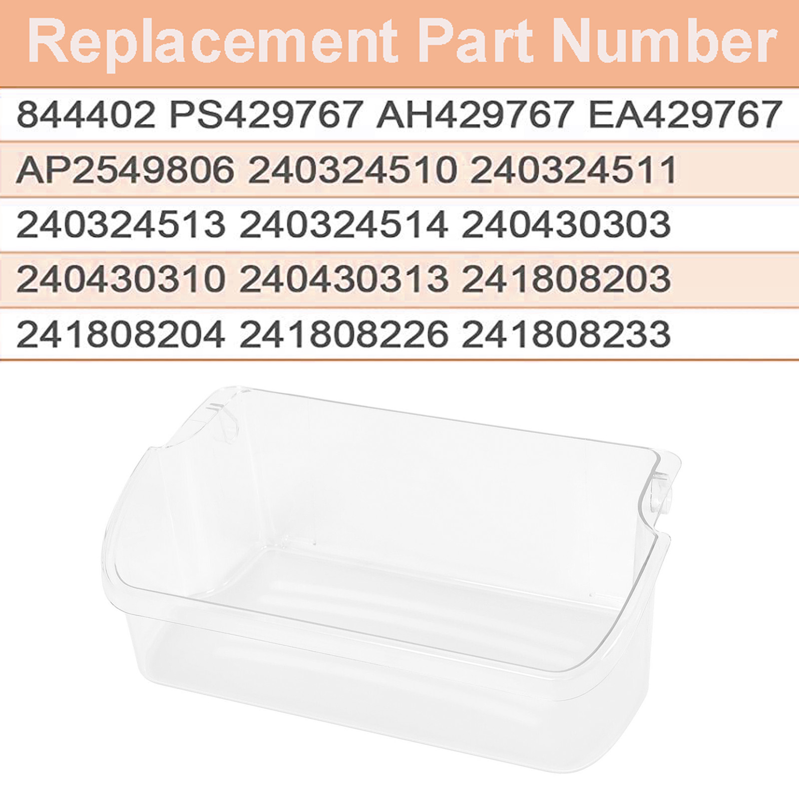 Door Bin Basket shelf Compatible Frigidaire Kenmore Sears 240324502 240430303 gallery