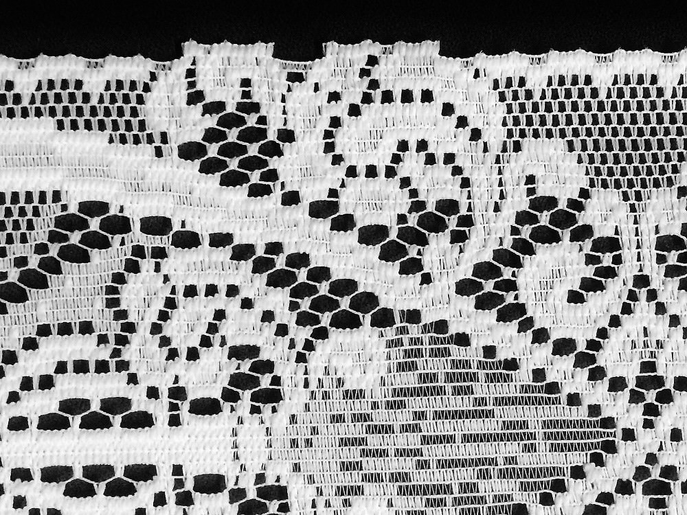 White 9" x 50" Lace Table Runner Candelabra Livingroom Bedroom Dining Room gallery