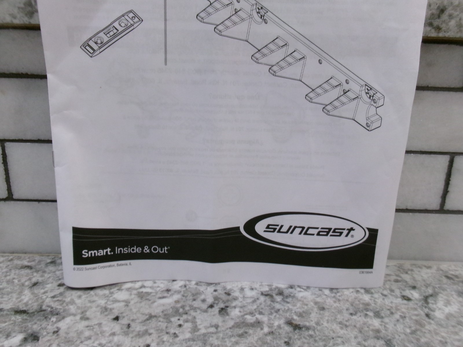 Suncast Long Handle Tool Hanger Assembly Instructions Manual gallery