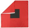 Hurricane Warning Storm Signal Safety 100D Woven Poly Nylon 3x3 3'x3' Flag gallery
