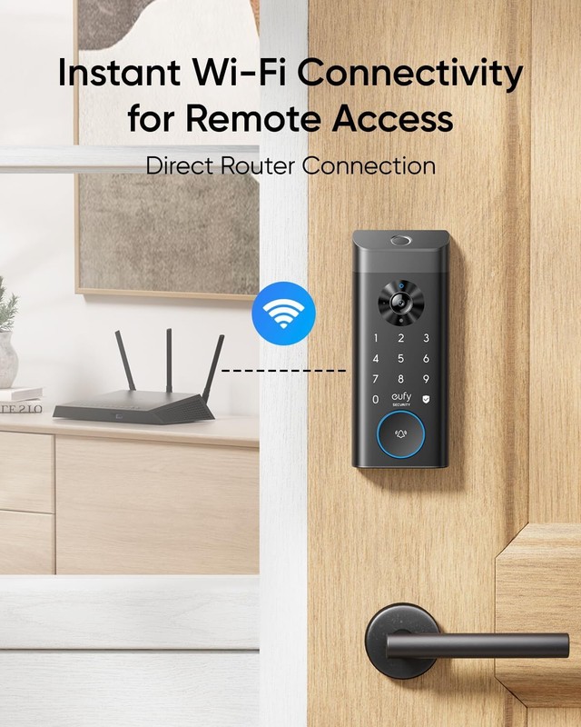 eufy Security Video Smart Lock E330 3-in-1 2K Camera+Doorbell+Door Lock |Refurb gallery