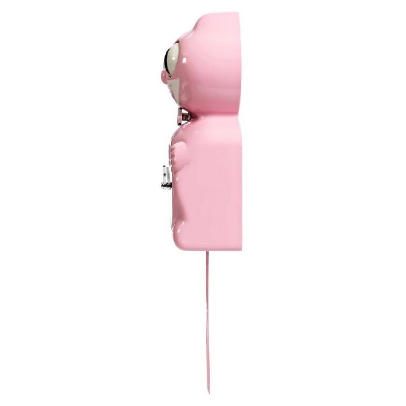 RETRO KITCHEN KIT CAT CLOCK 15.5" Pink Kit-Cat Klock MADE IN USA Free Battery gallery