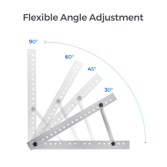 Renogy 28in Adjustable Solar Panel Mount Brackets Foldable Tilt for Off-Grid gallery