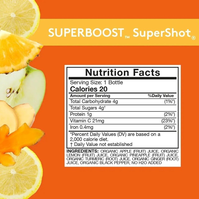 Nutritious Cold-Pressed Juice Blend - Superboost Flavor, 12 Pack, 2.1 oz Bottles gallery