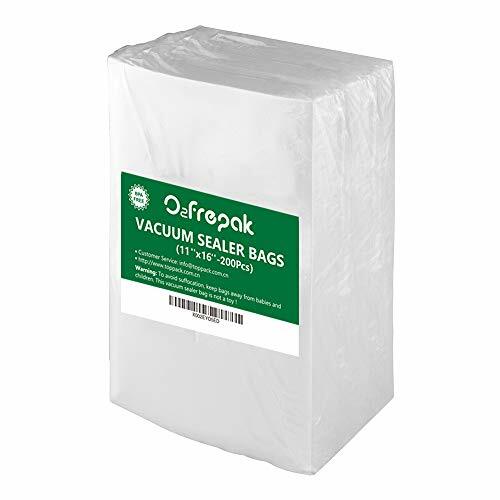 O2frepak 100 Gallon Size 11" x 16"Vacuum Sealer Bags for Food Assorted Sizes gallery