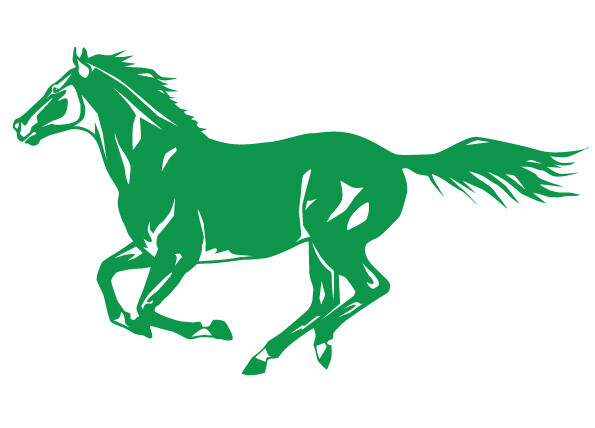 Horse Stallion Galloping #3, 4-21" Outdoor Die Cut Vinyl Decal Sticker gallery