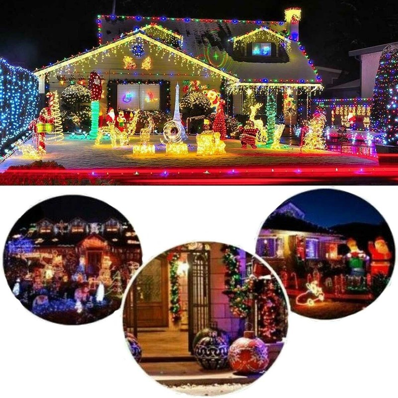 100 LED Solar String Lights Outdoor Garden Party Xmas Fairy Wedding Lamp gallery