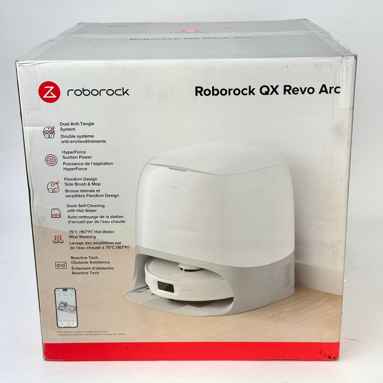 Roborock QX Revo Curv Arc Robot Vacuum & Mop - NEW, Sealed! gallery