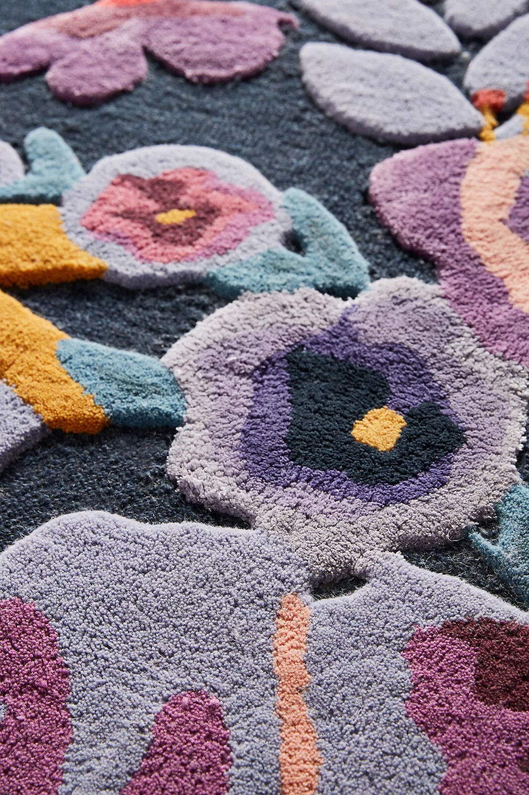 Jardin - Blue, Hand-Tufted 100% Wool Soft Area Rug Carpet gallery