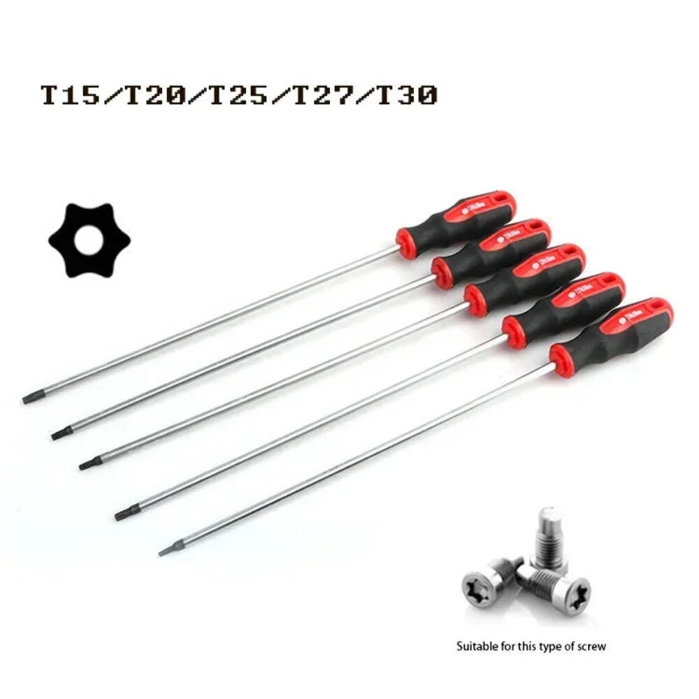 15.7inch Extra Long Torx Magnetic Screwdriver with Hole S2 Steel T15 T20 T25 T27 gallery