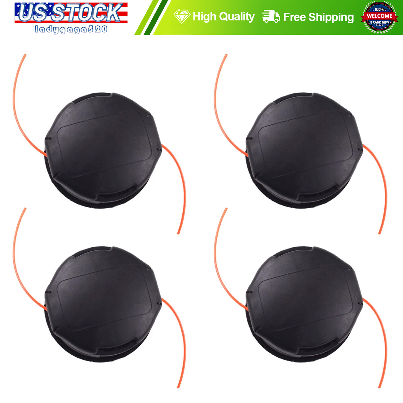4 Pack Speed-Feed 400 Bump Feed String Head For Echo SRM-225 SRM-230 SRM-210 gallery