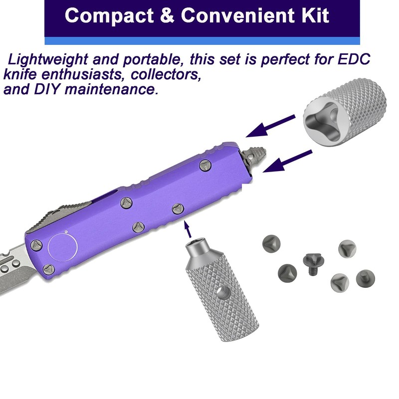 Triangle Screw & Driver Kit Compatible with 4 in x 0.7 in, as shown gallery