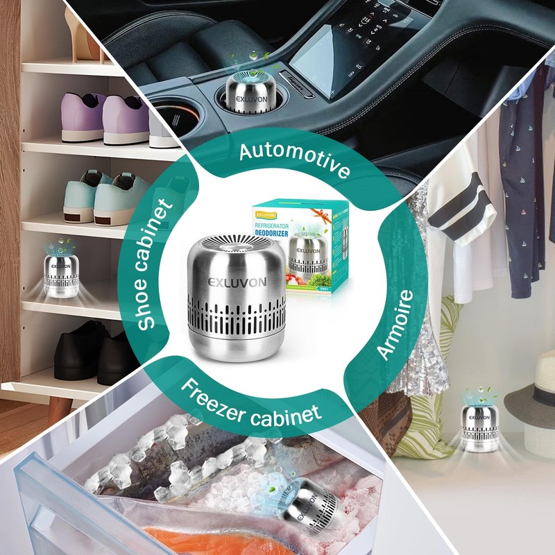 Refrigerator Deodorizer,Lasts for 10 Years Fridge Deodorizer Kitchen Gadgets ... gallery