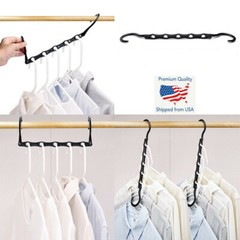 Space Saving Hanger Magic Clothes Drying Rack Hanger Loop Hook Closet Organizer