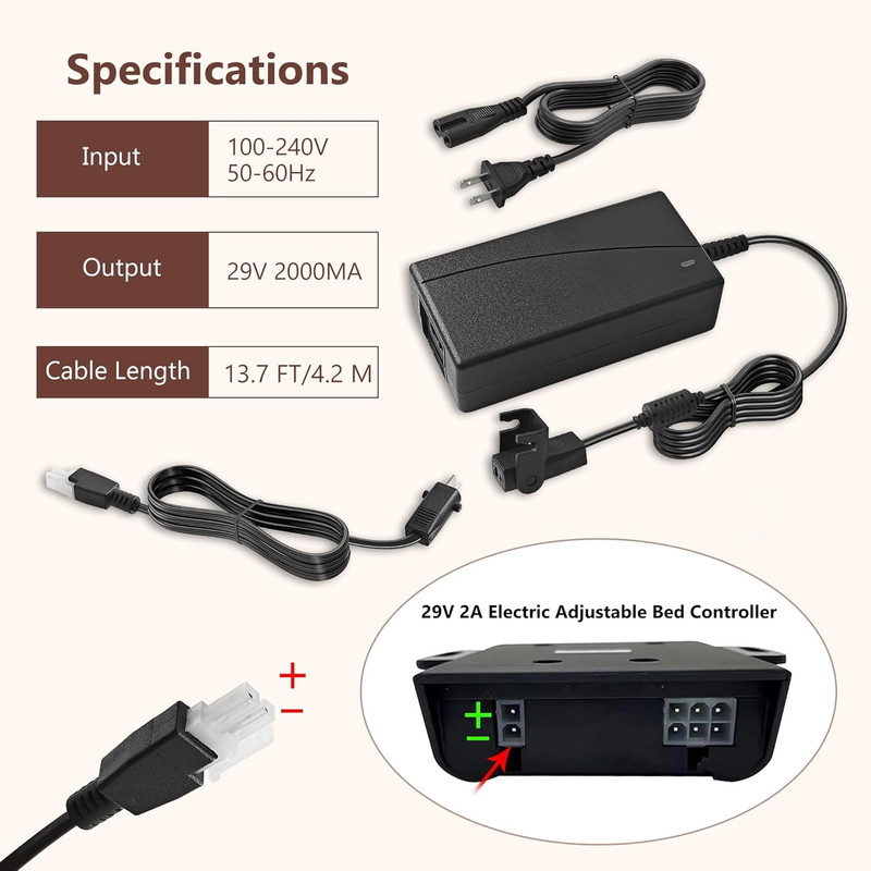 Adjustable Bed Parts Replacement Switching Power Supply, 29v Adjustable Bed Base gallery