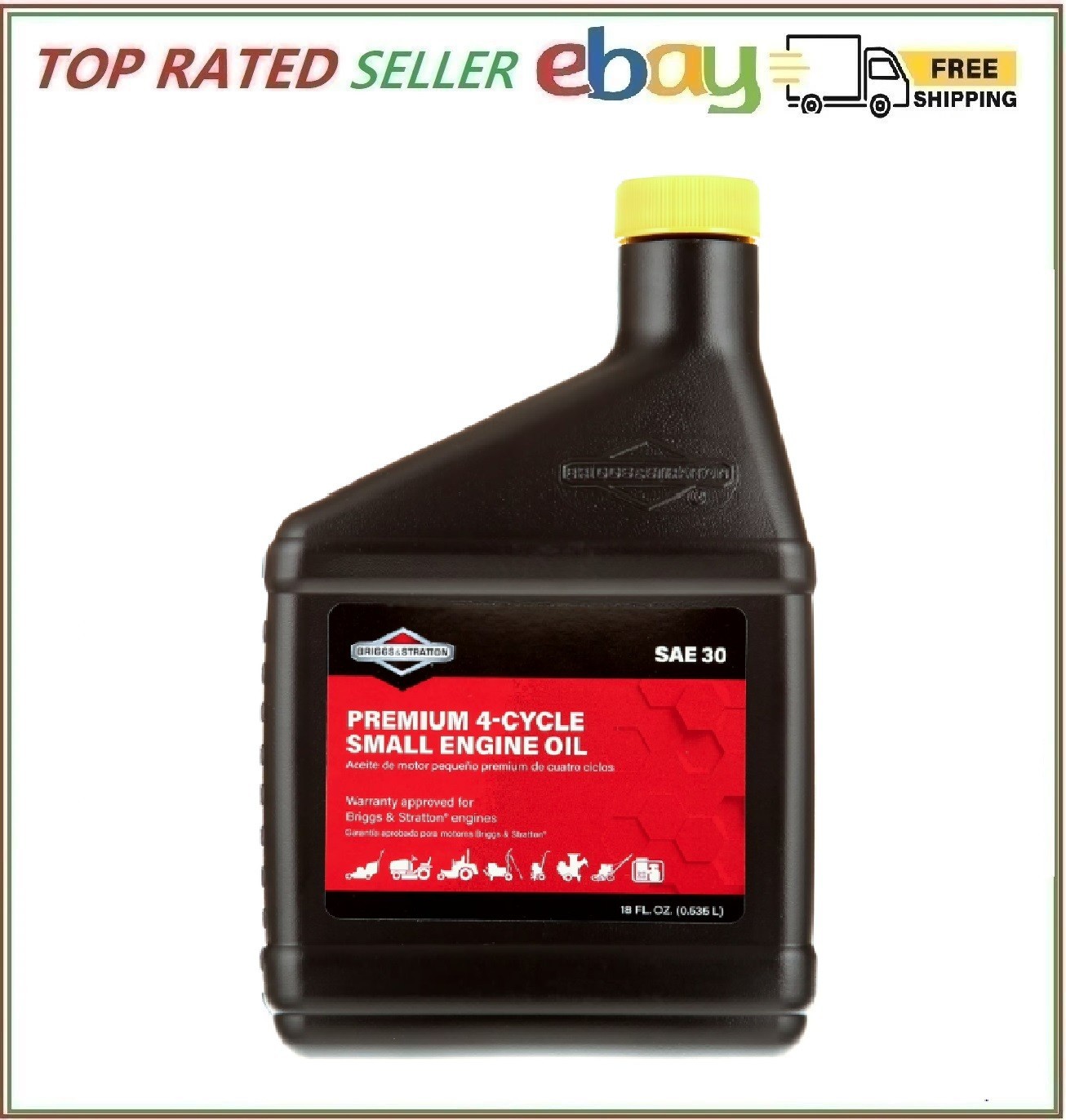 Briggs & Stratton 100005 SAE 30W 4-Cycle Engine Oil, 18 oz. Bottle gallery