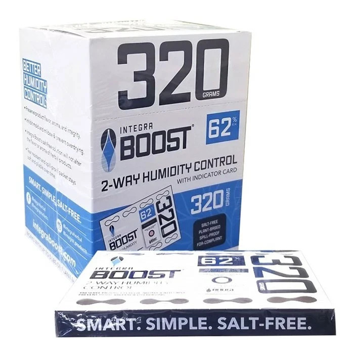 Integra Boost RH 62% 320 Gram 2 Way Control Humidity Pack PLUS Indicator Card gallery