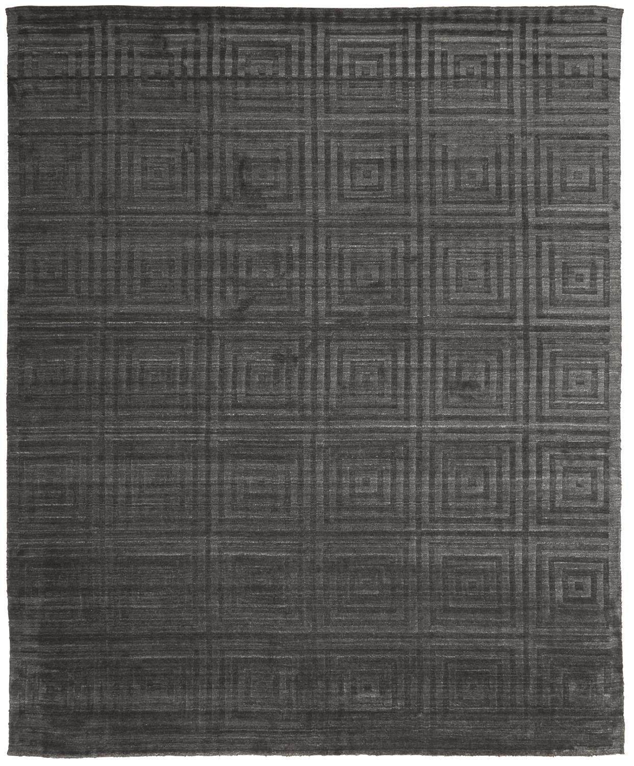 5' X 8' Gray Geometric Hand Woven Area Rug gallery