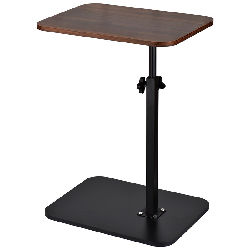 Small Side Table for Couch 360° Swivel C Shaped End Table Height Adjustable gallery