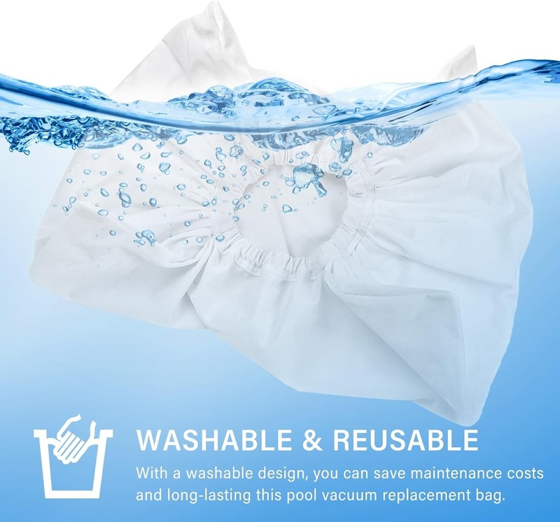 Pool Cleaner Filter Bag Replacement for Aquafirst&Aquabot Pool Cleaner 8111 8101 gallery