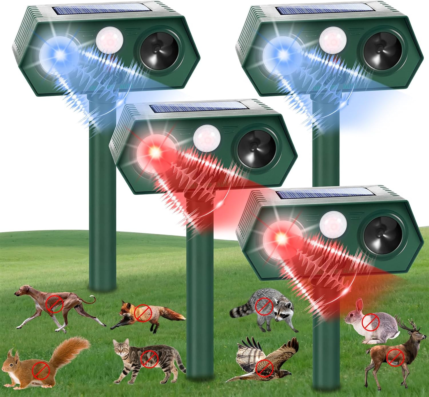 2026 Sonic Fortress Pro Deer Repellent Racoon Repellent Outdoor Squirrel Fortres gallery
